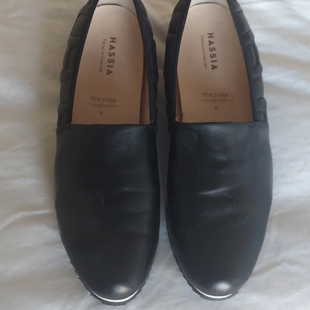 Hassia black comfort shoes Size 10 - Picture 3 of 8